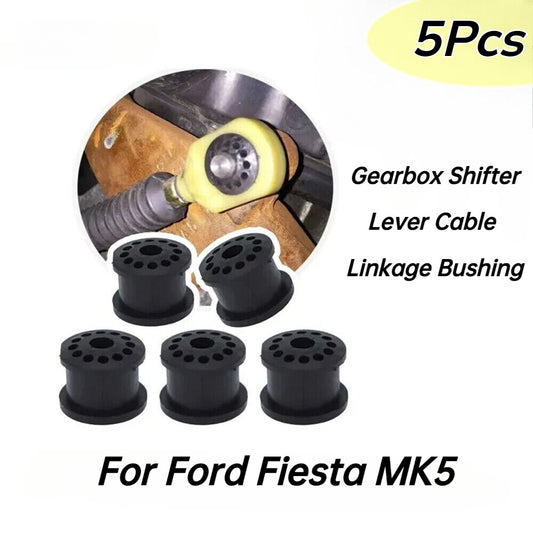 5pcs for Ford Fiesta MK5 Gearbox Shifter Lever Cable Linkage Bushing Repair Kit