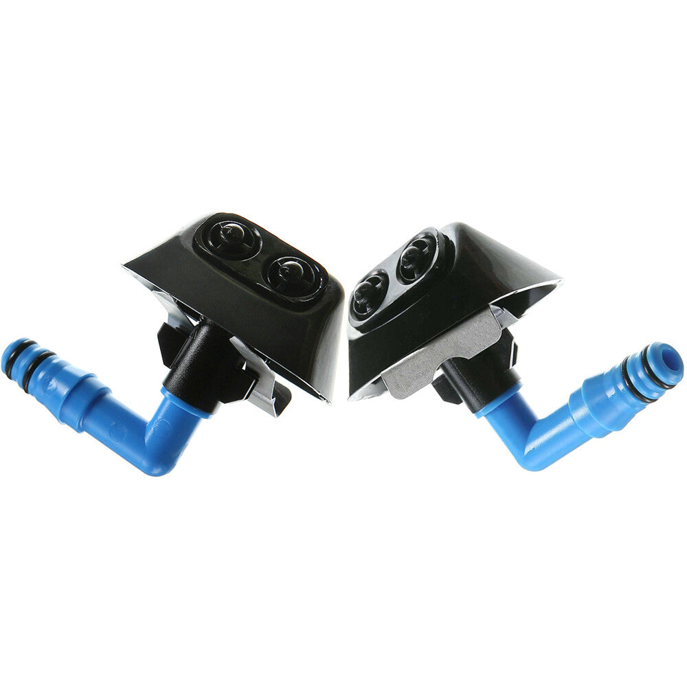 Pair Front Headlight Washer Nozzle Fits For 2004-11 for Saab 9-3 12803972 12803973