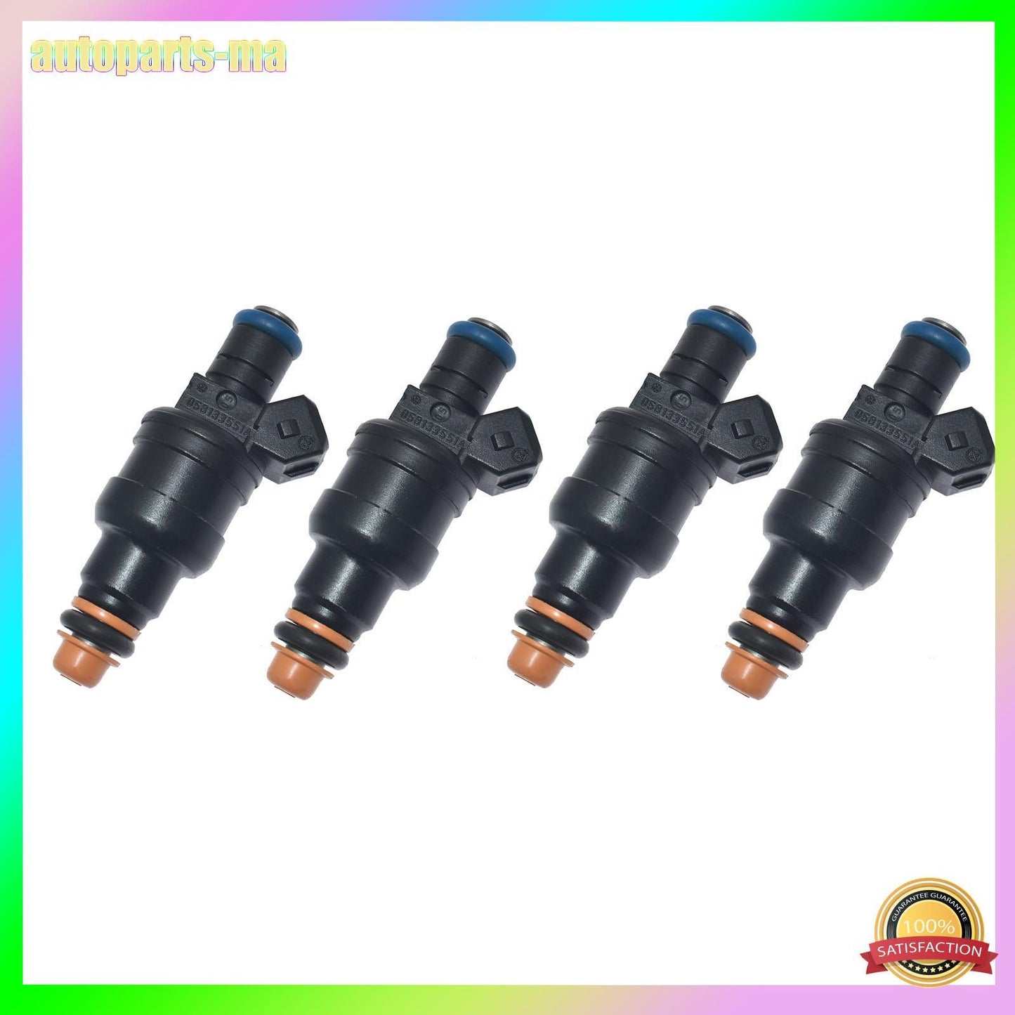 4pcs Fuel Injection 0280150444 for VW for Passat for Audi A4 B5 058133551A