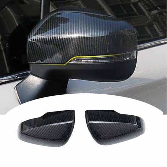 for Subaru Legacy 2018-2023 ABS Carbon Fiber Rear View Side Mirror Cover Trim 2x
