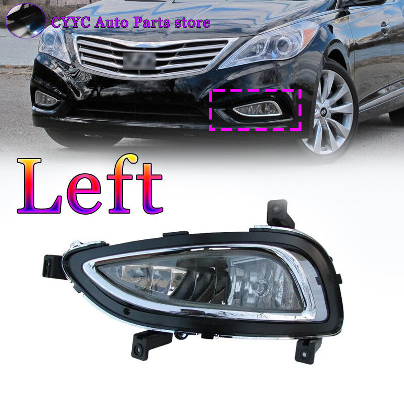 Left Front Bumper Fog Lamp Daytime Running Light for Hyundai Azera 2011-2014