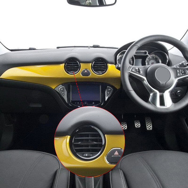 4pcs A/C Air Vent Cover Outlet Grille for Opel ADAM for CORSA D MK3 for Vauxhall