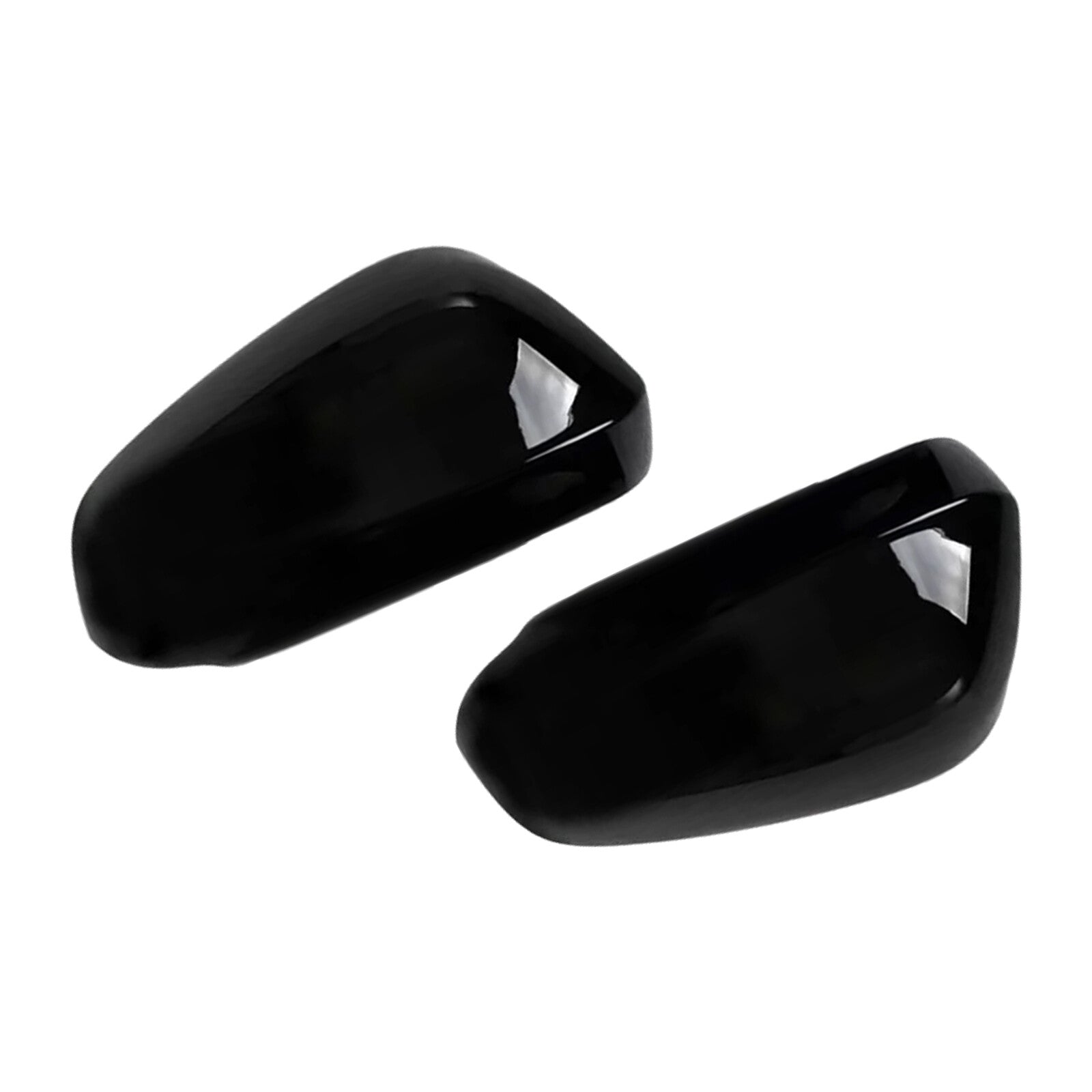 for Toyota Tacoma 2024 Pair Gloss Black Side W/Light Rearview Mirror Cover Cap