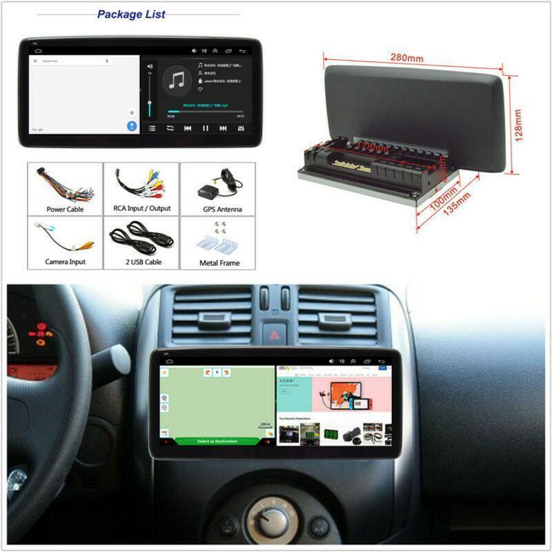 Single Din Multimedia Player GPS Navigation FM WiFi 10.25 1+16G Android 9.1 Car