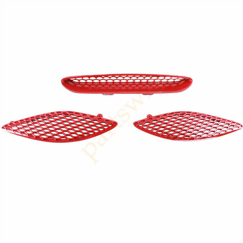 Suitable for 2015-2020 for Dodge Charger SRT Hellcat with Red Decorative Cover and Grille Frame