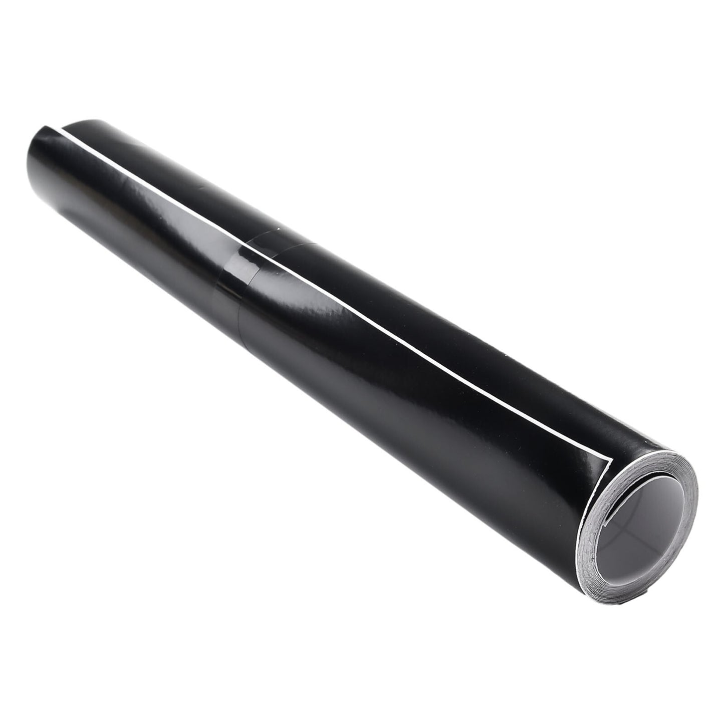 1 piece of solid gloss black vinyl car windshield sun visor sticker 200 x 1400 mm