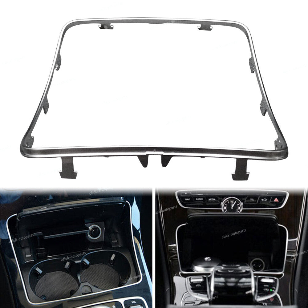 Center Console Panel Trim Chrome Fit for MERCEDES-BENZ C CLASS W205 2015-2021