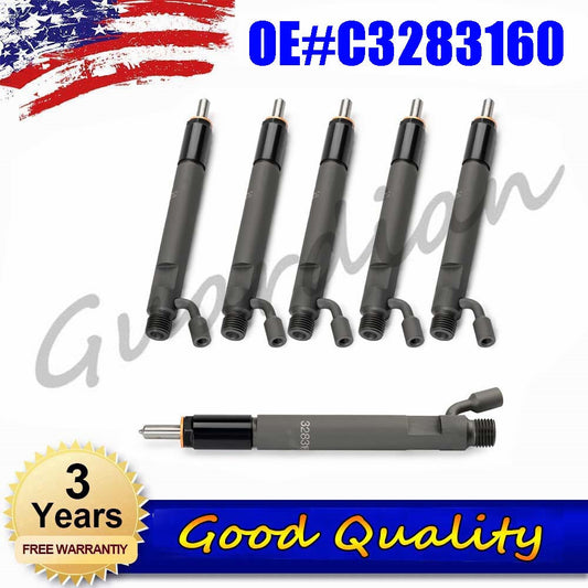 6PCS Fuel Injector C3283160 NEW Replacement For C8.3L 6C 6CT 6CTA 6CTAA