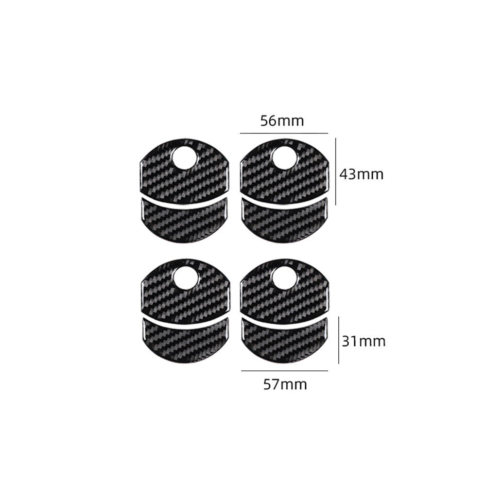 8¡ÁCarbon Fiber Air Vent Outlet Panel Cover for Ford F150 FX4 2004-08 Accessories