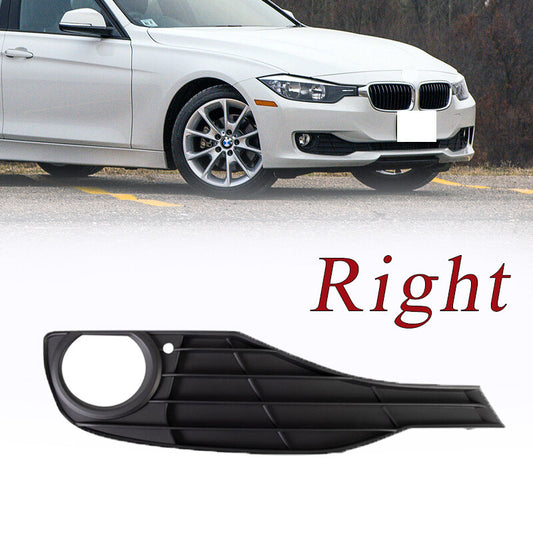 1PCS Right for BMW 320i 328d 2012-15 Front Textured Black Fog Light Bezel