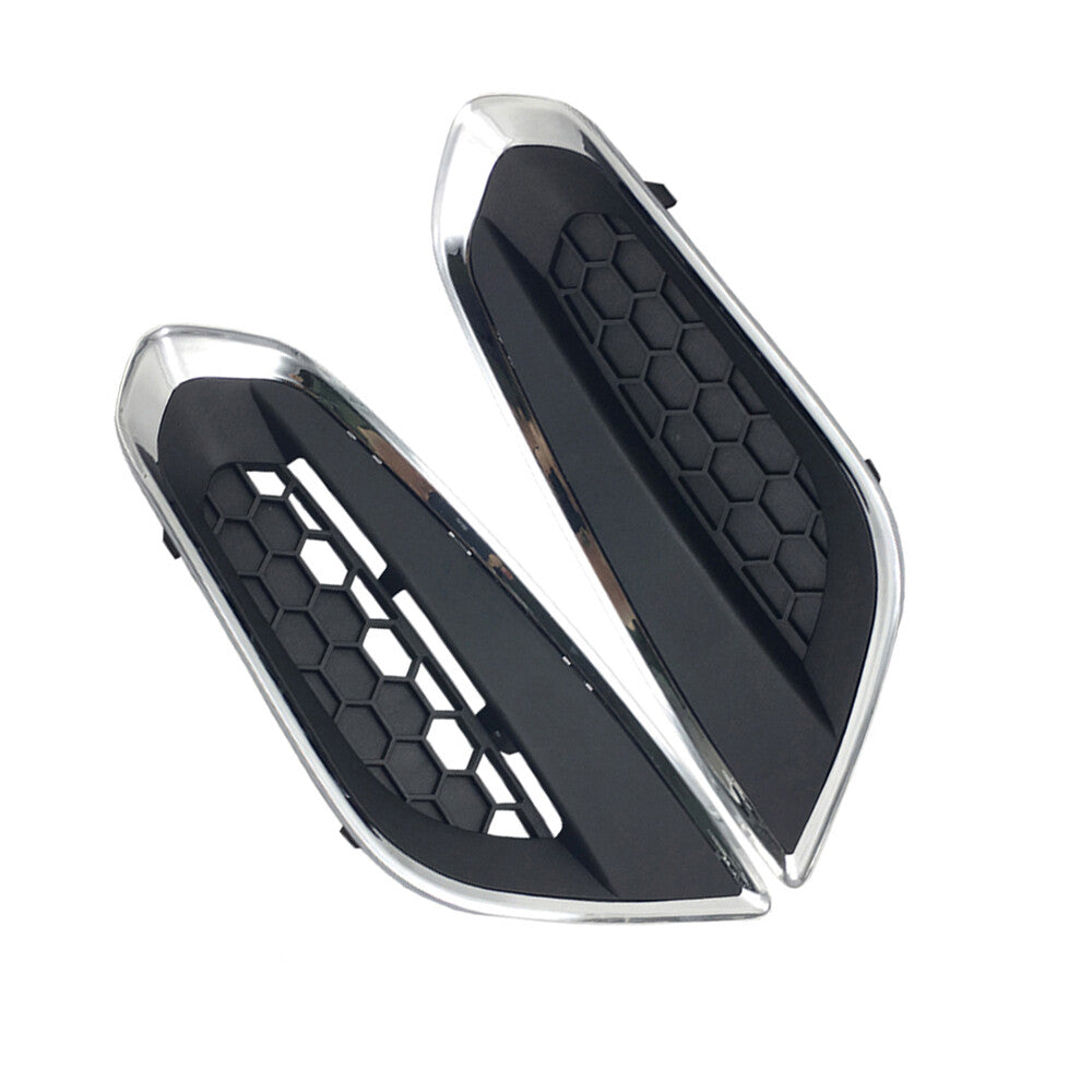 2x Front Left Right Bumper Lower Fog Light Grille Cover Fits For S60 2010-2013