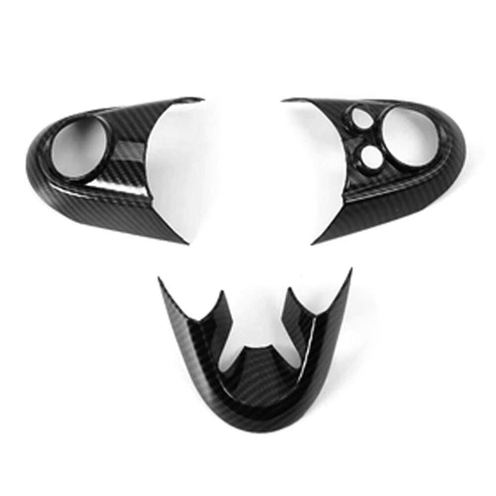Carbon-Lenkrad-Dekor-Rahmen-Abdeckungs-Ordnung F¨¹r for BMW for MINI Cooper F55 F56