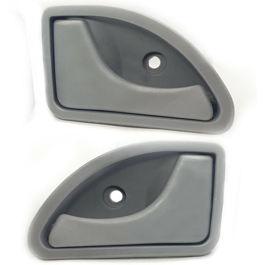 2x for Renault Kangoo Twingo door handle inside front left right gray New