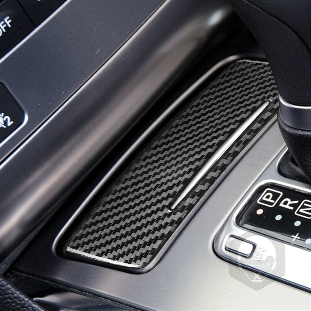 Carbon Fiber Inner Cigarette Lighter Panel Cover Trim for Infiniti G37 2007-2009