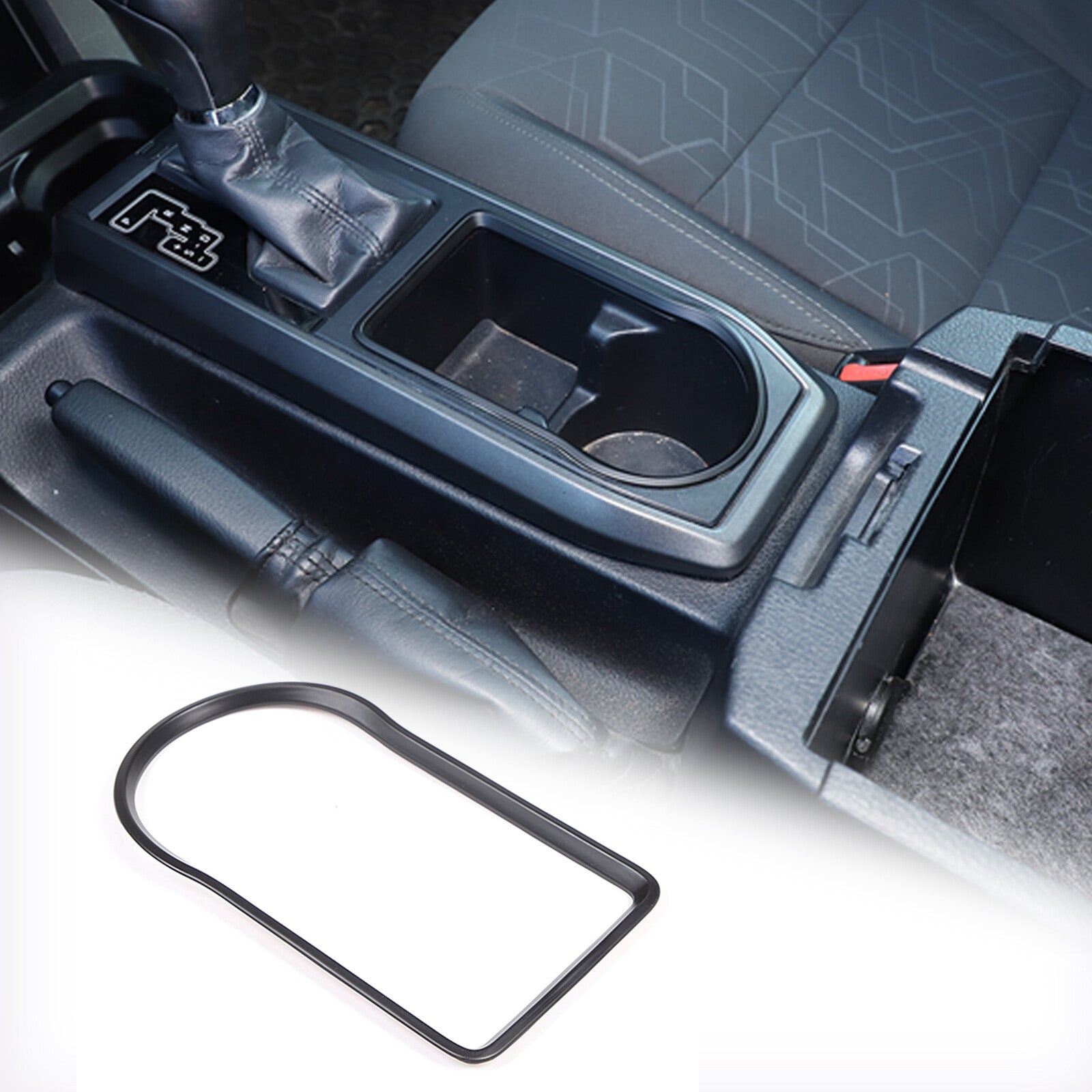 4 Carbon Fiber ABS Internal Handle Cover Decoration for Sequoia 2022-23