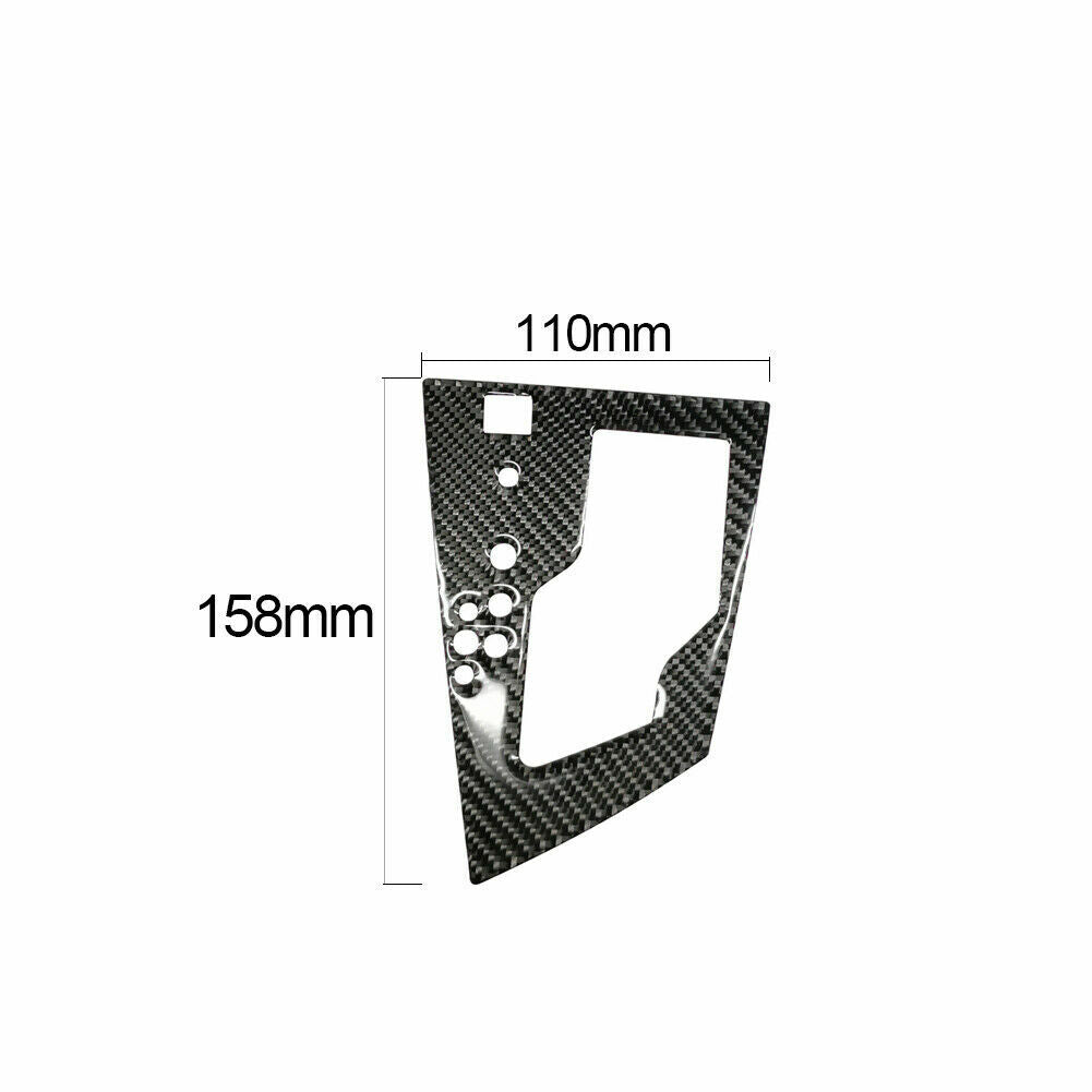 2Pcs Carbon Fiber Gear Shift Box Panel Trim Fit for Toyota for Corolla 2014-18