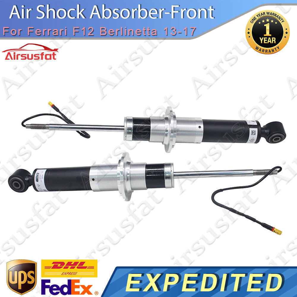 2x Front LR Shock Absorber Cores with EDC for Ferrari F12 Berlinetta 2013-2017