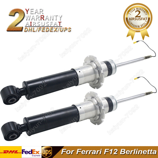 Pair Rear for Ferrari F12 Berlinetta Air Suspension Shock Absorber Struts 286346