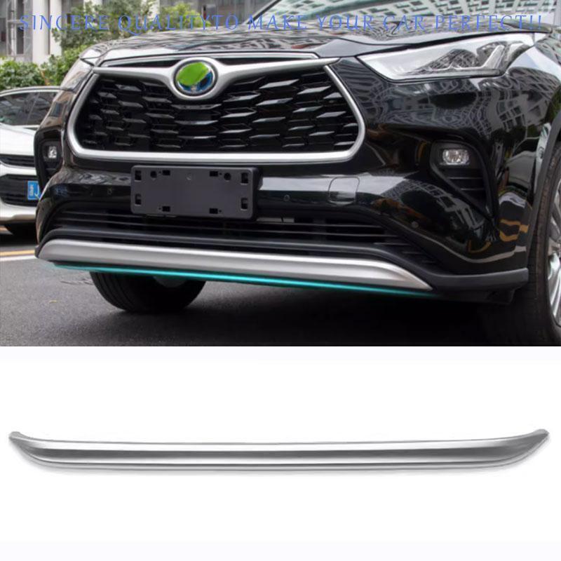 for Toyota Highlander 2020-2024 ABS Chrome Front Bumper Lower Protector Strip 1X