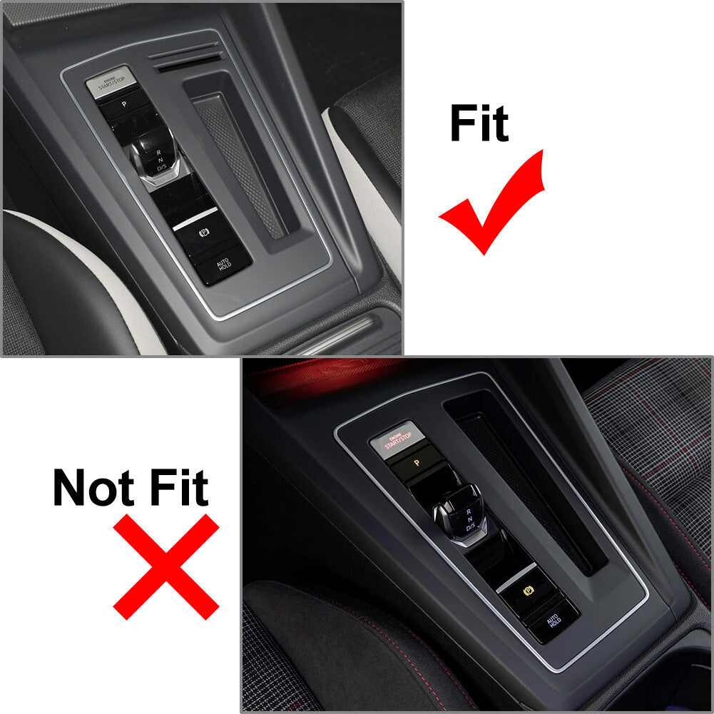 LHD Gear Shift Panel Frame Cover Trim FIT for Volkswagen for Golf 8 MK8 2021-2023