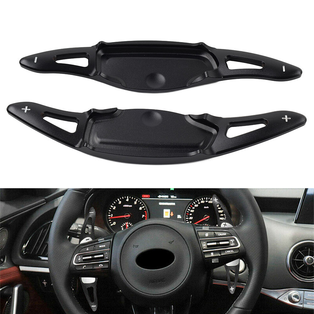 for Kia Stinger 2018-2020 2019 Black Steering Wheel Paddle Shifter Extension