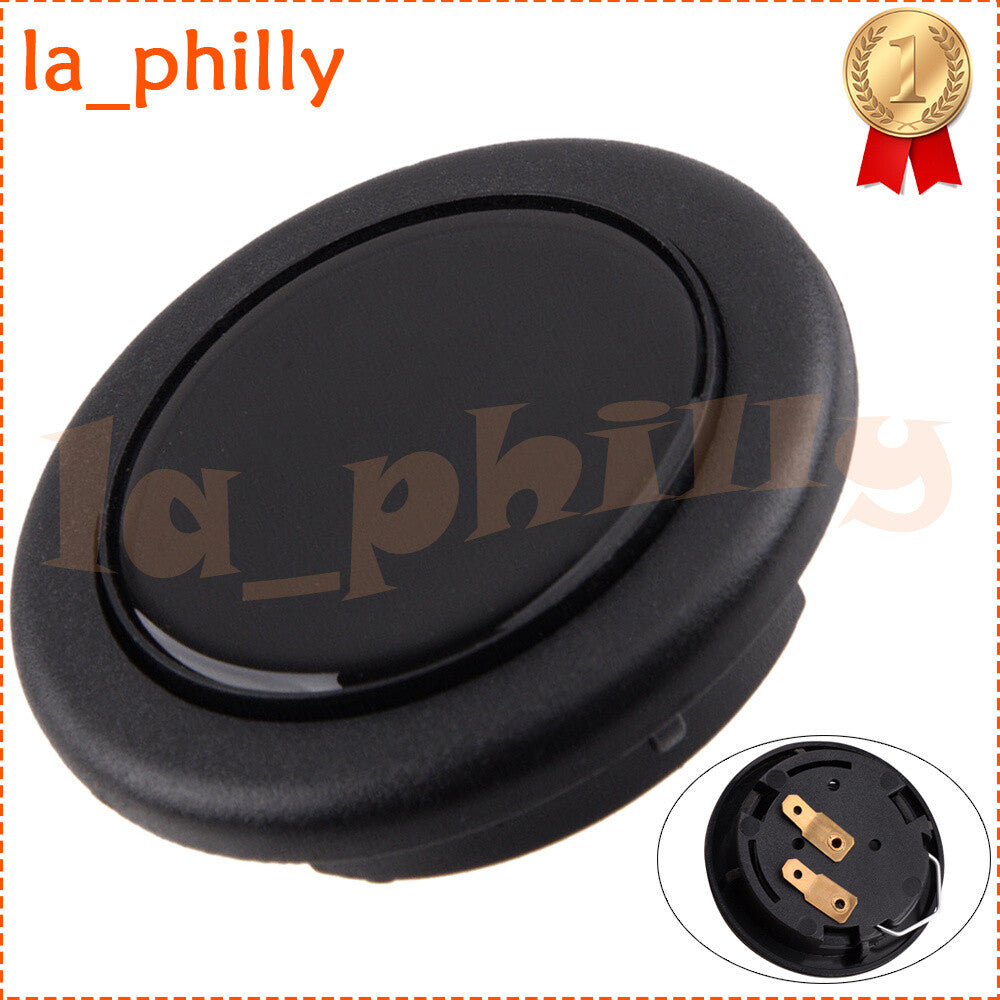 Universal Car Front Steering Wheel Horn Button Cover Modified Truck Black