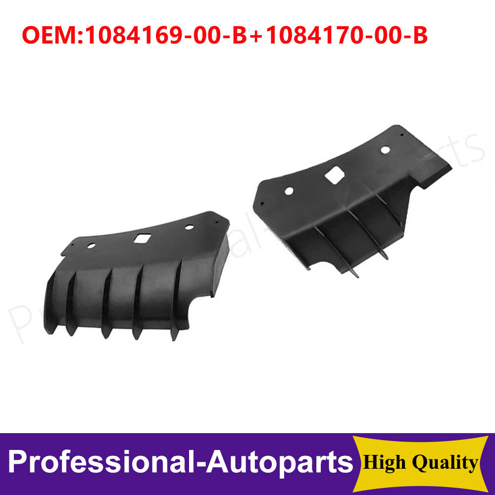 1Pair Front Bumper Support Bracket LR for Tesla Model 3 2017-2022