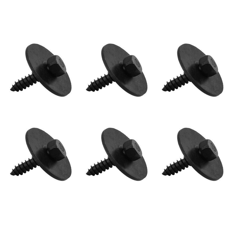 6-piece screw set A0019906036 metal cover bottom engine plate