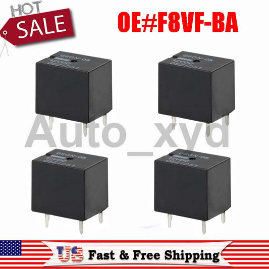 4PCS Fuel Pump Gauge Relay R303 for Ford Expedition Explorer Truck Omron F8VF-BA