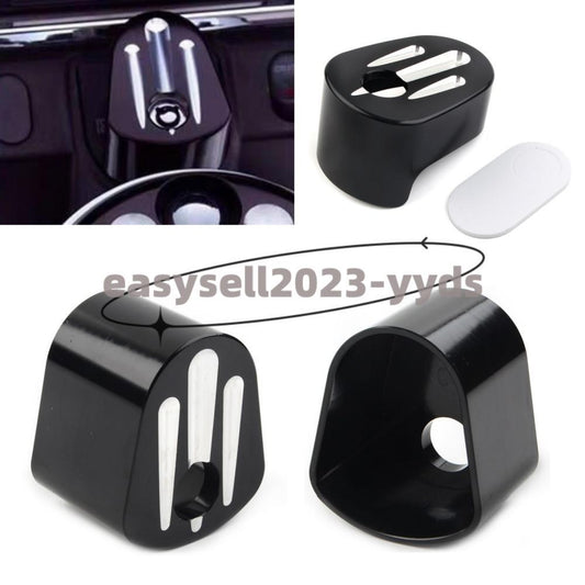 Aluminum Cut Ignition Switch Cover for Harley Touring Street Road Glide 06-13
