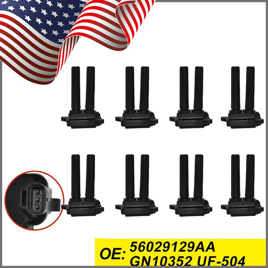 Set of 8 Ignition Coils For 06-20 for Dodge Charger for Chrysler 300 for Ram 1500 2500 UF504