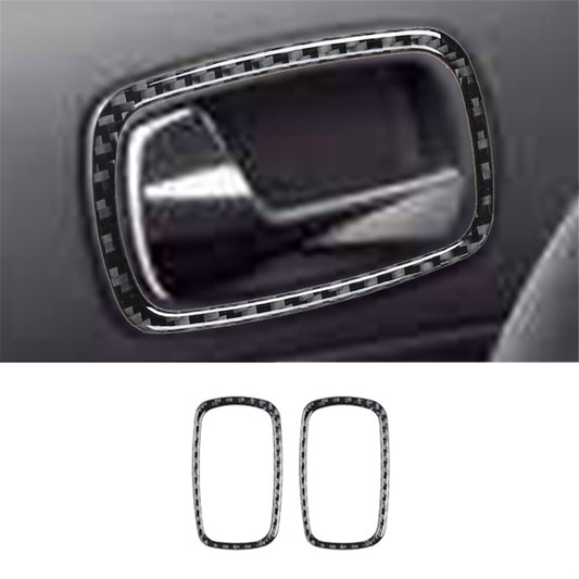 4Pcs Door Switch Frame Trim Cover Carbon Fiber for Chevrolet COBALT 2005-2010