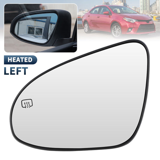 Left Driver Side Heated Mirror Glass For 2014-2019 15 16 17 18 for Toyota for Corolla