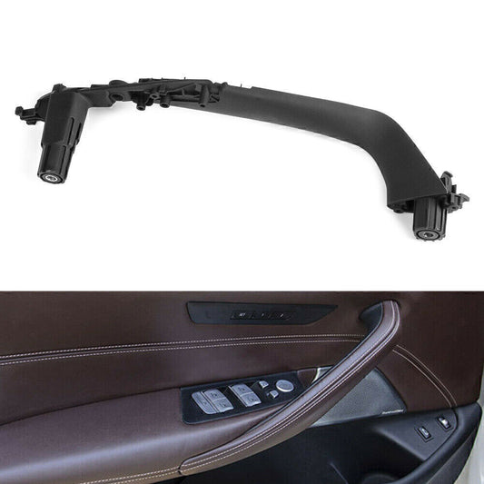 Left Front Inner Door Panel Handle Pull Trim Black for BMW 5 Series G30 G31 G38