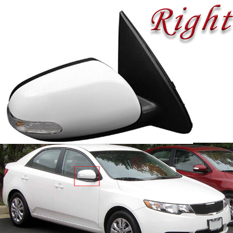 One right-hand power heated folding turn signal assembly for Kia Forte 2009-2010-2013