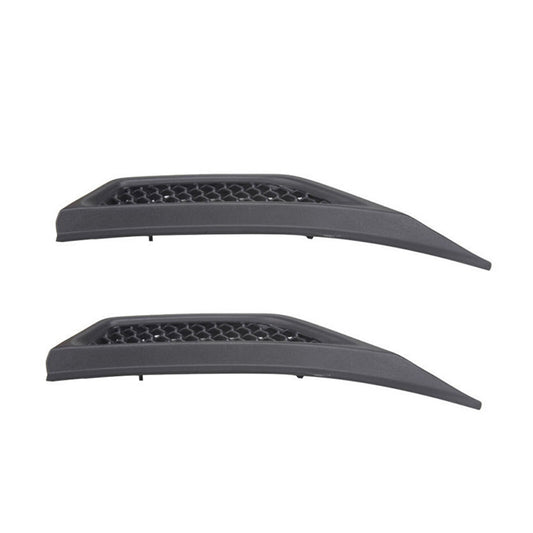 Fender Air Vent Side Marker Outlet Bezel for Jeep for Wrangler JL 2018-2022 Black