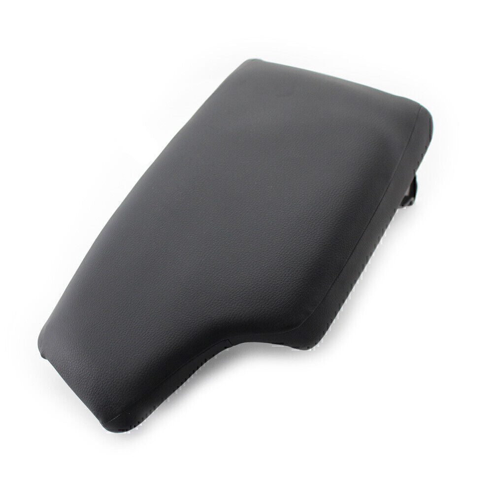 for BMW F30 2013-2019 18 Black Leather Car Center Console Armrest Cover W/ Plate