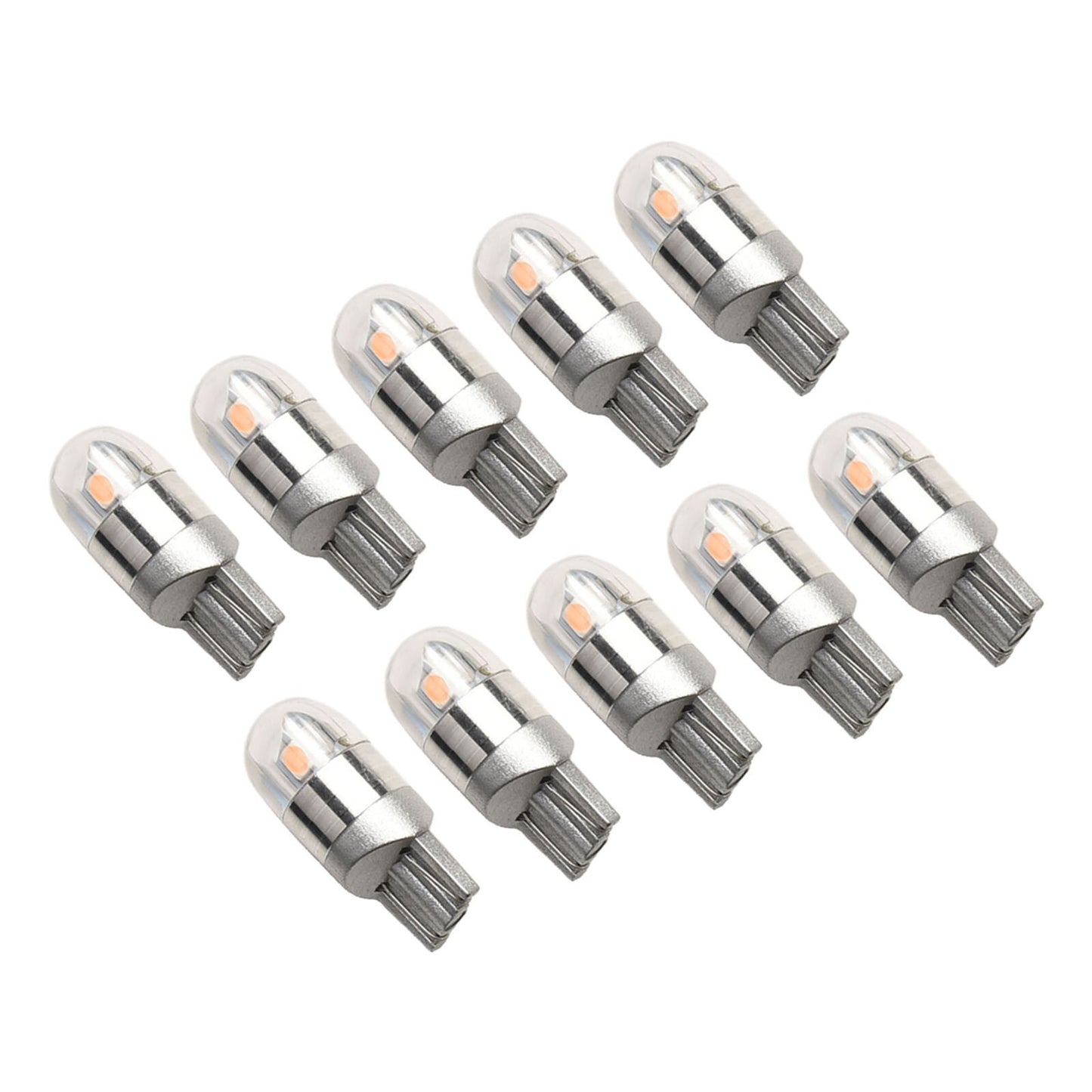 10 x Canbus 194 168 3030 2 LED For SMD Purple Car Side Wedge Light Lamp Bulb