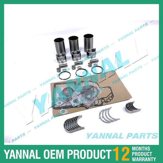 3TNM68 Overhaul and Rebuild Kit with Complete Shim and Bearing Kit for Yanmar Engines