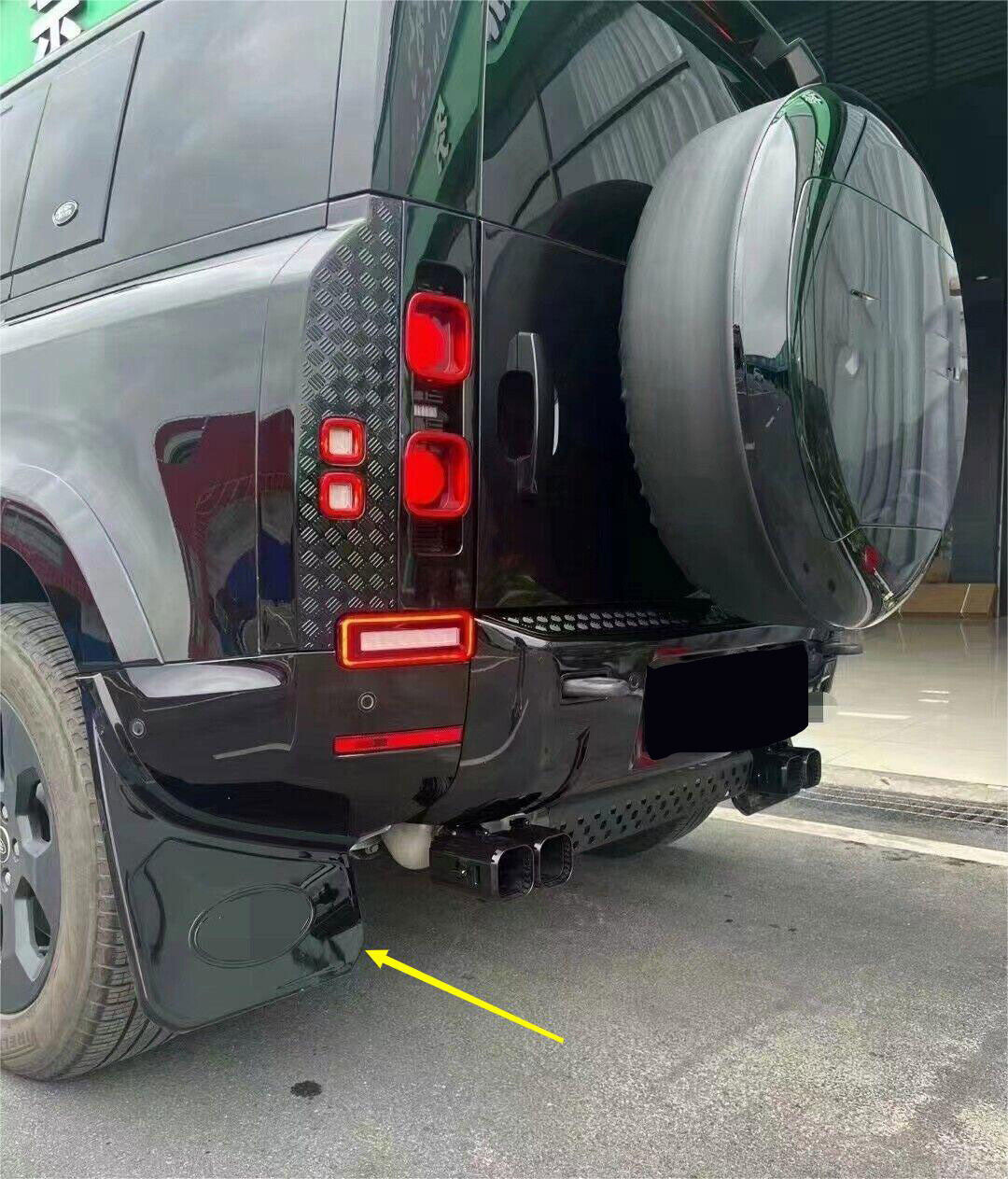 For LR for Defender 90 110 2020-2023 Black Mud flap Mudguards Fender Splash Guard 4x