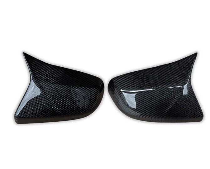 Genuine carbon fiber mirror protective cover replacement part for Cadillac ATS 2014-18