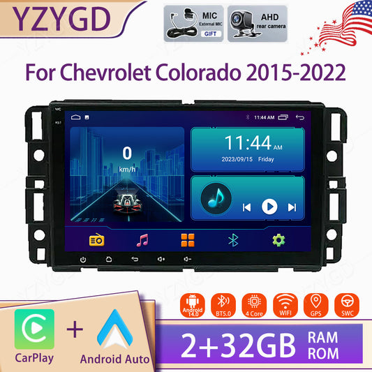 for Chevrolet Colorado 2015-2022 Carplay Car Stereo Radio Screen GPS Navi Wifi