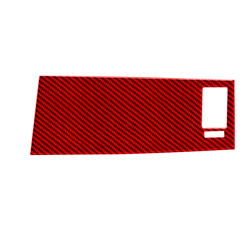 Red Carbon Fiber Passenger Dashboard Panel Cover Trim for Mazda CX-9 2010-2015