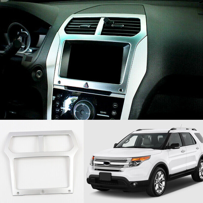 Interior Dashboard Console Navigation Cover Trim for Ford Explorer 2011-15