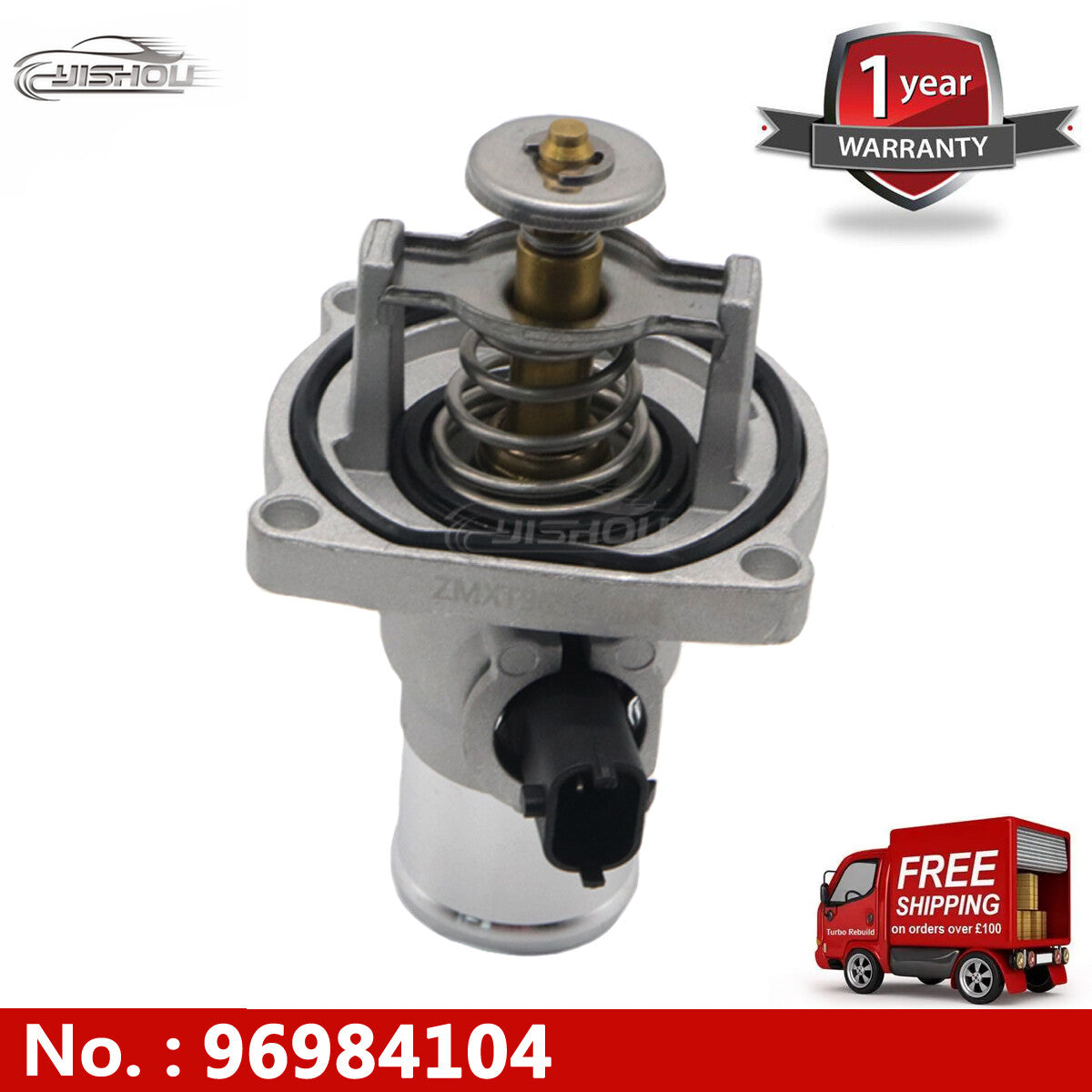 Engine coolant thermostat housing assembly for Chevrolet Aveo for Cruze Sonic 996984104