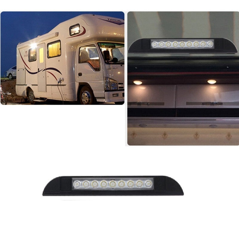 12V-28V RV 9 LED Ceiling Light LED Awning Lamp Sunshade Panel Light Bar