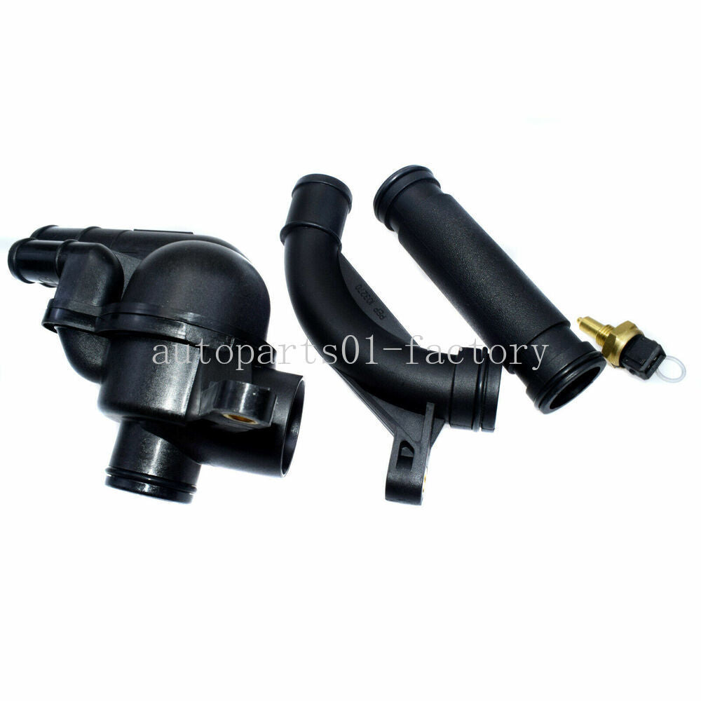4PCS Coolant Thermostat Housing PipeSensor Kit For 02-05Land for Rover Freelander