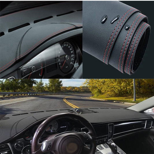 1X PU leather Dashboard Dash Mat Non-slip DashMat Sun Shade Pad For Macan 18-23