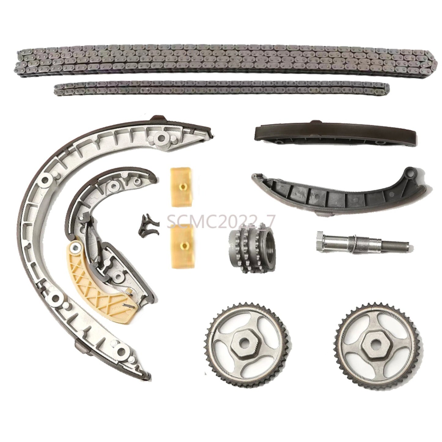 13Pcs Engine Timing Chain Tensioner Guides Kit for Porsche for Panamera 3.6L 4620 CW