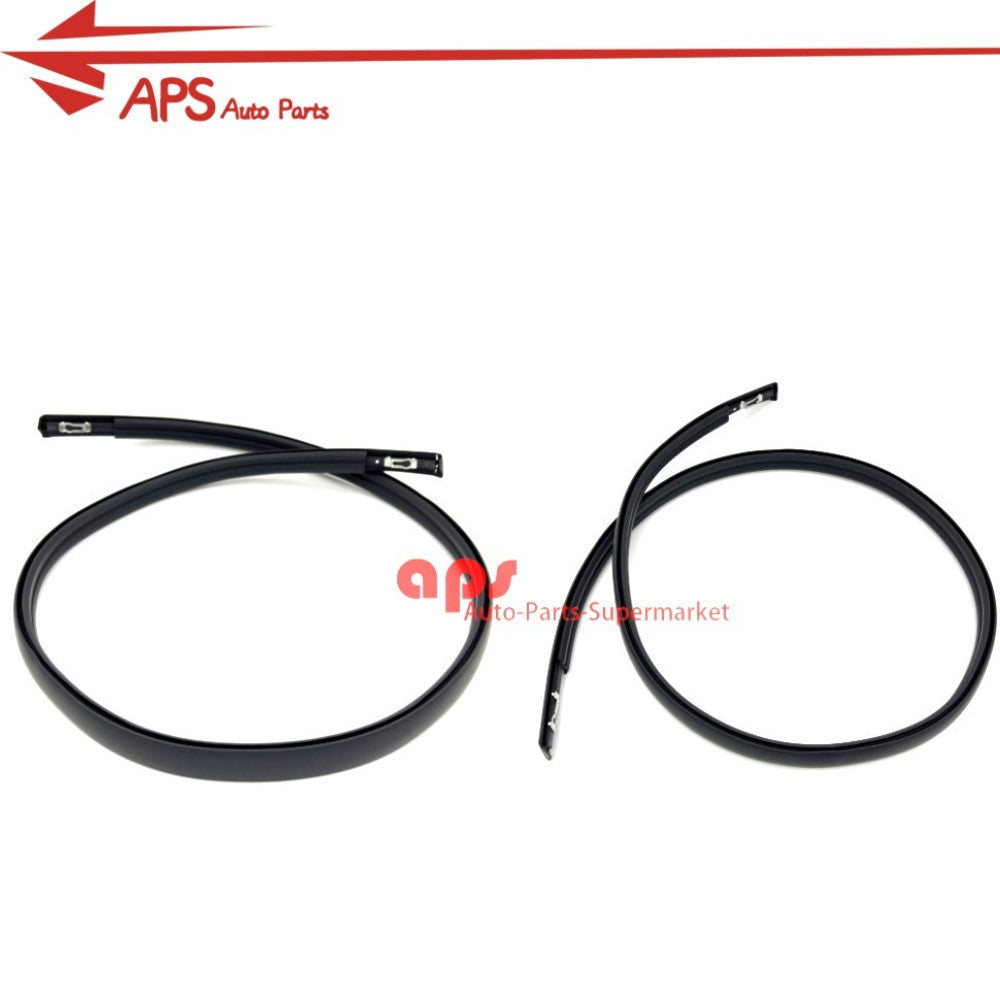 pair of new black roof trim molding kits for 2012-2015 for Honda for Civic Sedan 4-Door